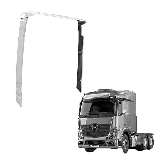 Defletor Lateral Mb Actros Megaspace Com Teto Com Suportes