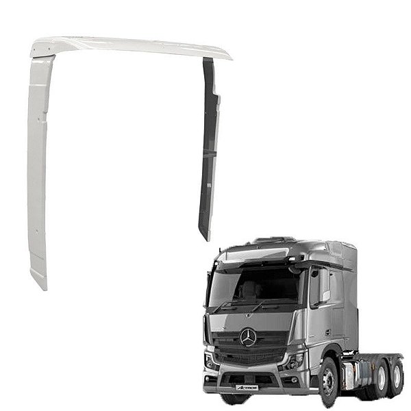 Defletor Lateral Mb Actros Cabine Alta Com Teto Com Recorte