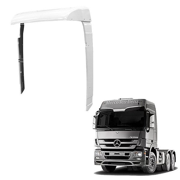 Defletor De Ar Mb Actros Cabine Alta Completo Fixo