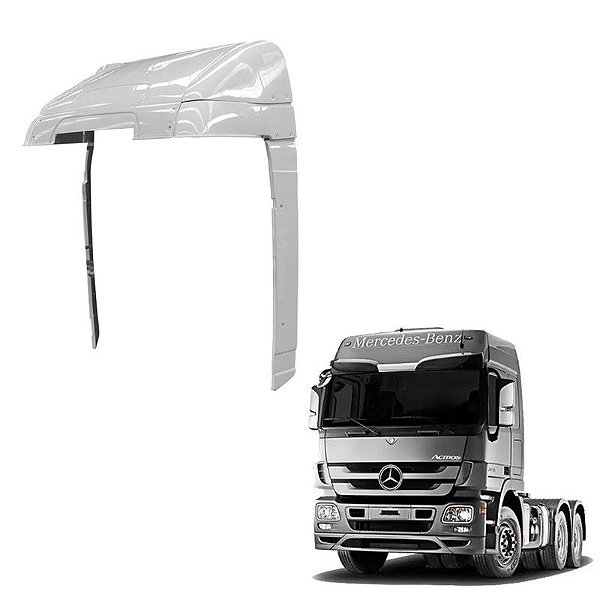 Aerofólio Mb Actros Cabine Com Regulagem Com Recorte