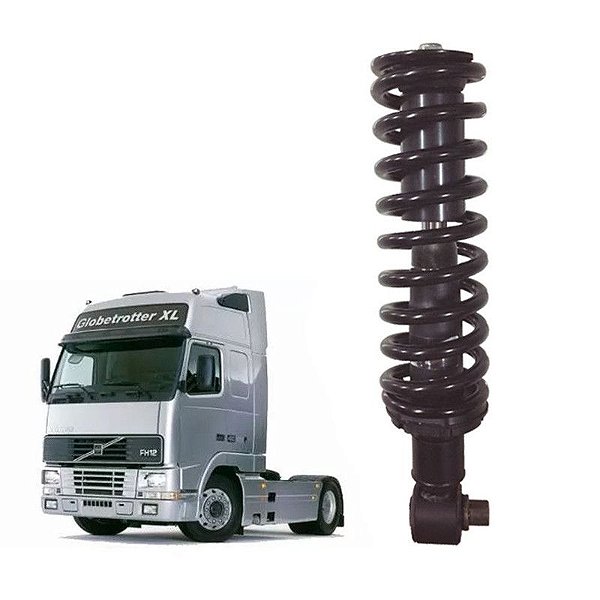 Amortecedor Cabine Volvo Fm 2013 2014 2015 Dianteiro C Mola