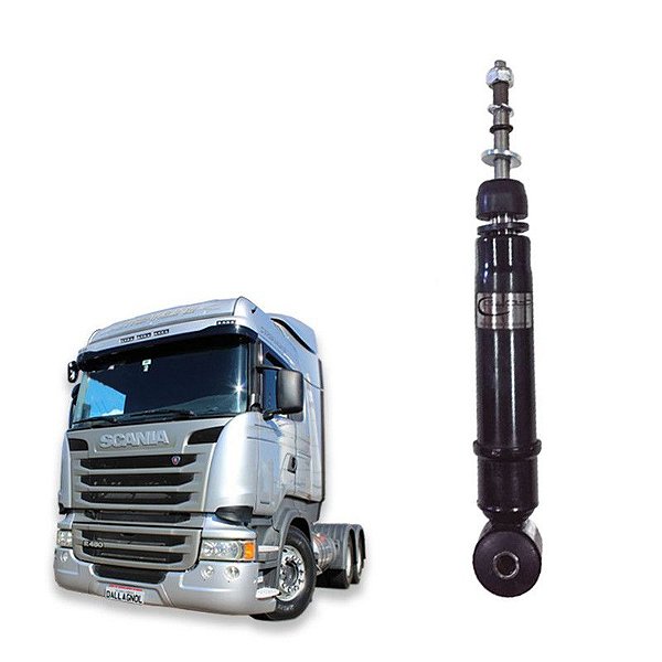 Amortecedor Cabine Scania Streamline 2016 2017 Traseiro