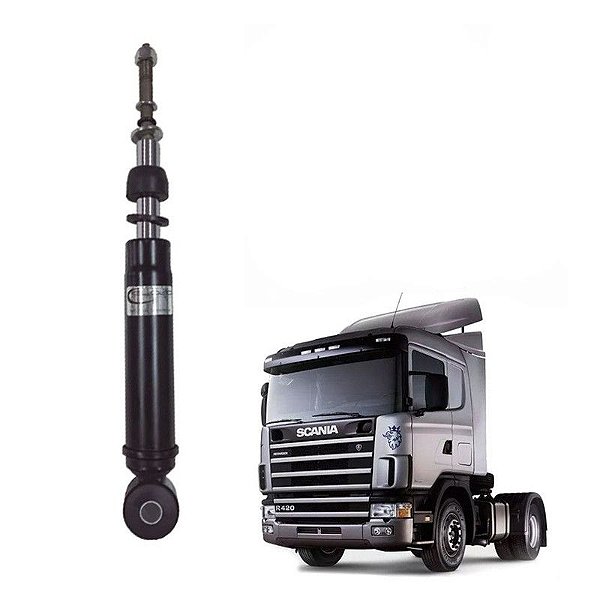 Amortecedor Cabine Scania Serie 4 Serie 5 2008 2009 Traseiro