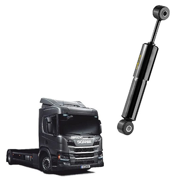 Amortecedor Cabine Scania R S 2019 2020 Transversal Traseiro