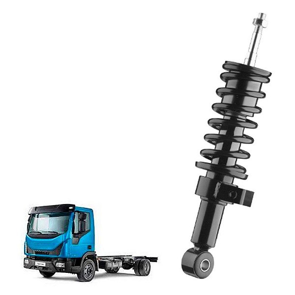 Amortecedor Cabine Iveco Tector Traseiro Com Mola