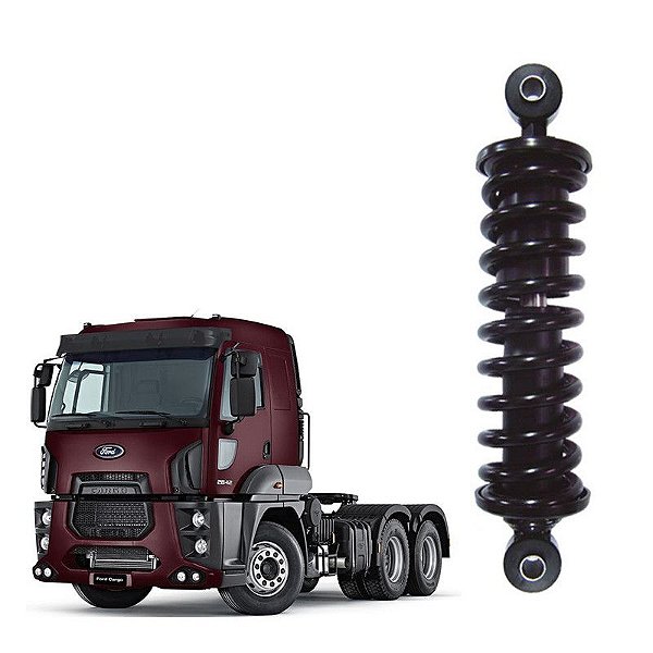Amortecedor Cabine Ford Cargo Extra Pesado Traseiro C Mola