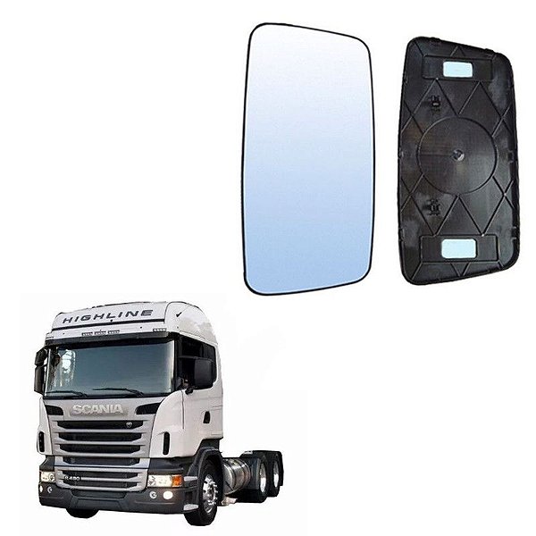 Vidro Retrovisor Scania S5 Economico Ld Le Sem Desembaçador