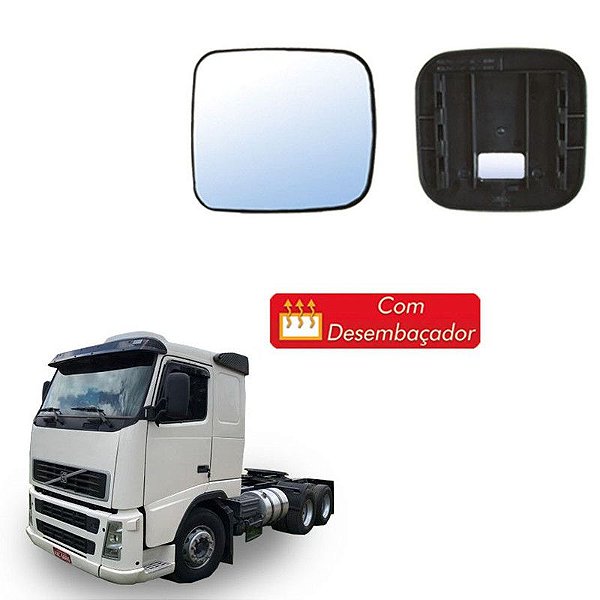 Vidro Auxiliar Volvo Fh Nh 2006 2007 Ld Com Desembaçador