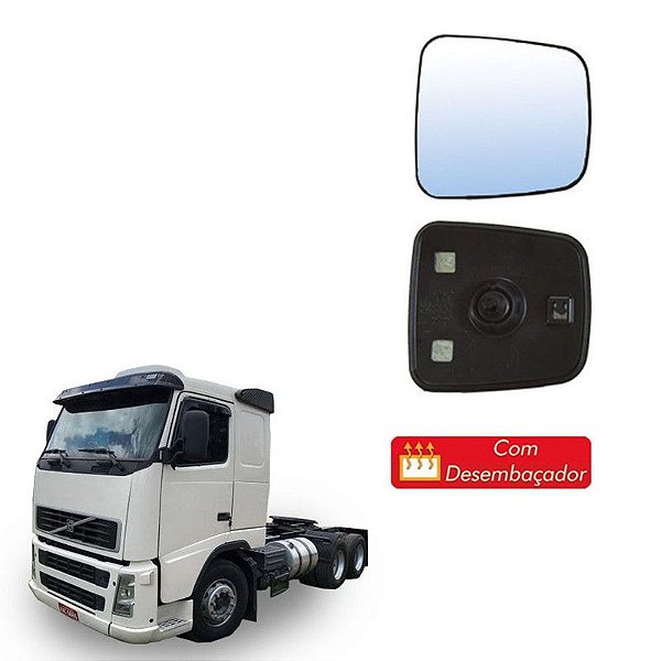 Vidro Auxiliar Volvo Fh Fm 2010 2011 Ld Le Com Desembaçador