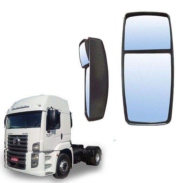 Retrovisor Vw Constellation Ld Sem Desembaçador Bi Partido