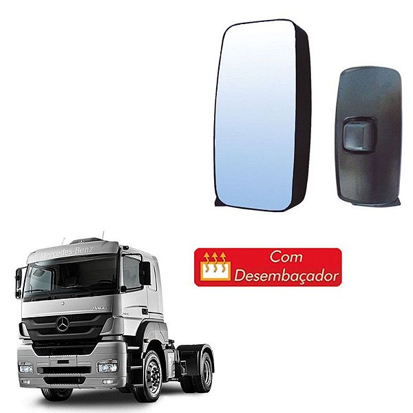 Retrovisor Principal Mb Axor Atego 2017 Le Com Desembaçador