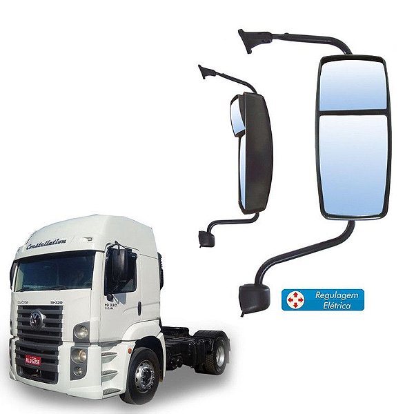Retrovisor Completo Vw Constellation Ld S Desem. C Regulagem