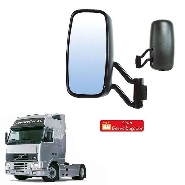 Retrovisor Completo Volvo Fh Nh 2007 2008 Le C Desembaçador