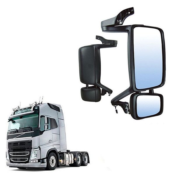 Retrovisor Completo Volvo Fh Fm 2014 2015 Ld S Desembaçador