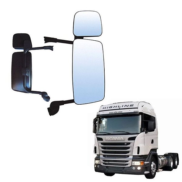 Retrovisor Completo Scania S5 Economico Ld Sem Desembaçador