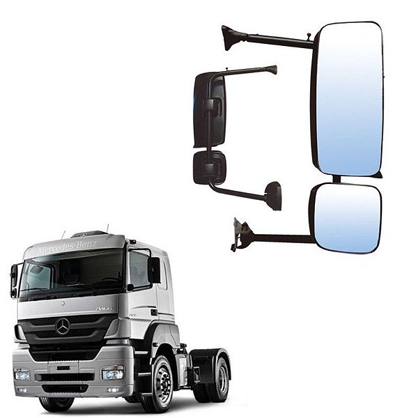 Retrovisor Completo Mb Atego 2016 Ld C Desembaçador Eletrico