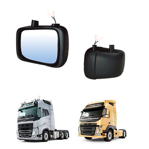 Retrovisor Auxiliar Volvo Fh Fm 2014 2015 Ld S Desembaçador