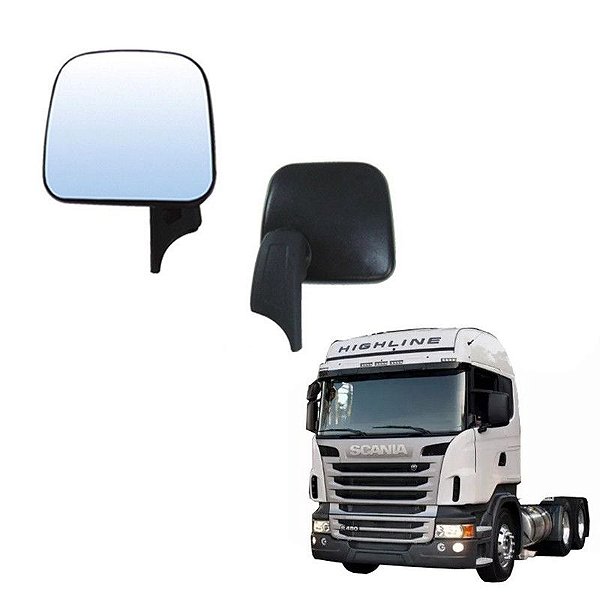 Retrovisor Auxiliar Scania S5 Economico Le Sem Desembaçador