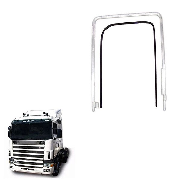 Quadro Da Porta Scania Serie 4 Lado Direito Com Borracha