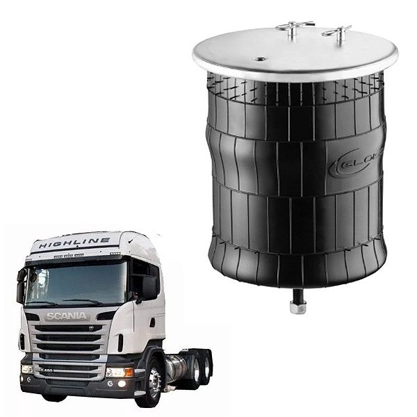 Mola Pneumatica Scania 2016 2017 2018 Tração 3o Eixo