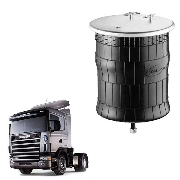 Mola Pneumatica Scania 2016 2017 2018 Tração 3 Eixo Sem Base