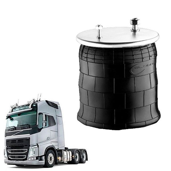 Mola Pneumatica Eixo Volvo Fh Nh Sem Base
