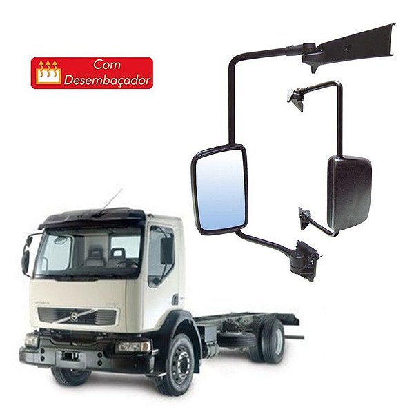 Espelho Retrovisor Volvo Vm Le Com Desembaçador
