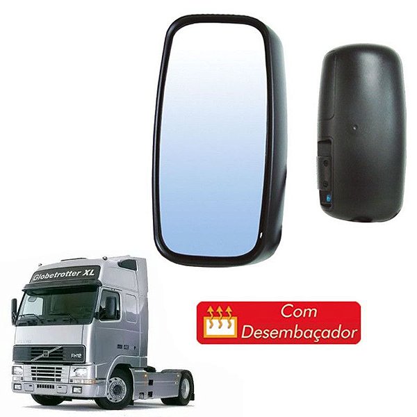 Espelho Retrovisor Volvo Fh Nh 2008 2009 Le Com Desembaçador