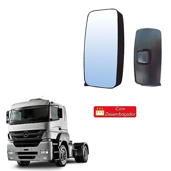 Espelho Retrovisor Mb Axor Atego Le Com Desembaçador