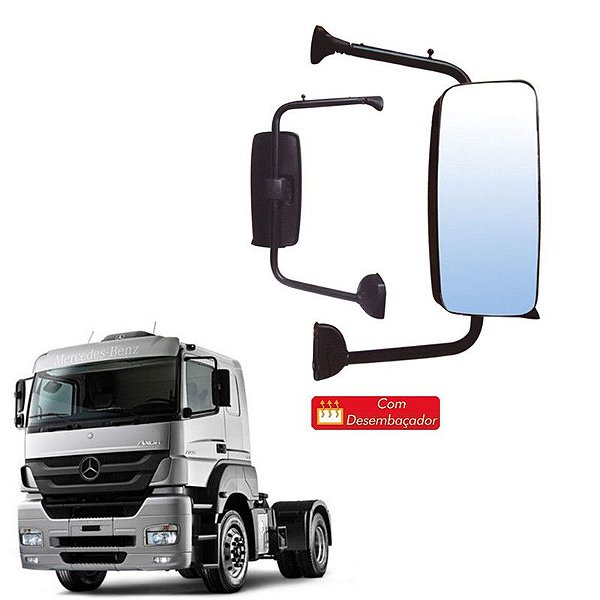 Espelho Retrovisor Mb Axor Atego Ld Com Desembaçador