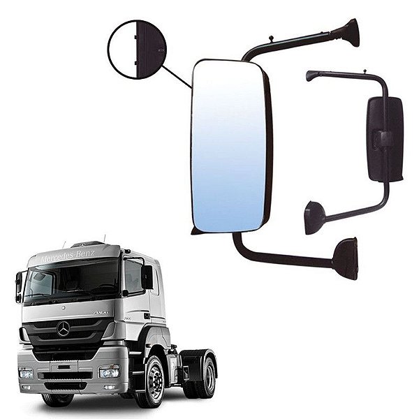 Espelho Retrovisor Mb Axor Atego 2017 2018 Le S Desembaçador