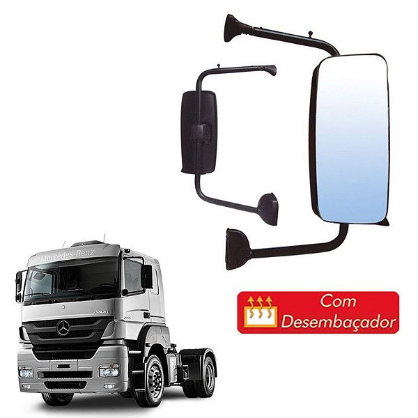 Espelho Retrovisor Mb Axor Atego 2017 2018 Ld C Desembaçador