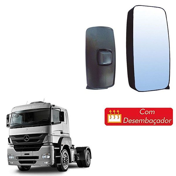 Espelho Retrovisor Mb Atego Axor 2014 2015 Com Desembaçador
