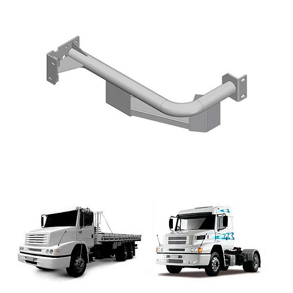 Suporte Parachoque Estribo Mb 1635 1632 Esquerdo 6945207972