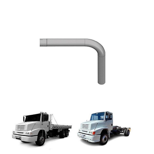 Tubo Terminal Longo Mercedes 1218 - 4 Polegadas Euro 3