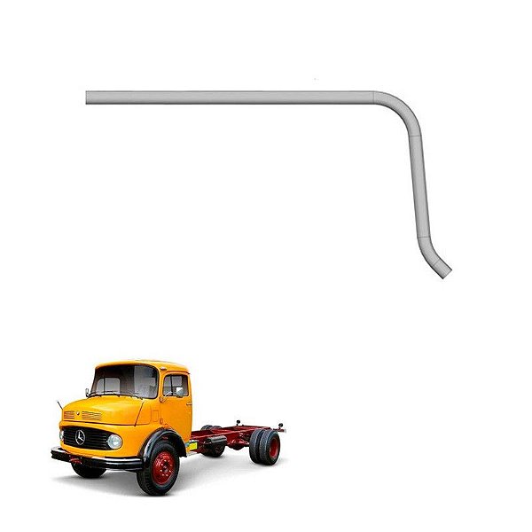 Tubo Terminal Longo Mercedes 1513 1514 1516 2.1/2 Polegadas