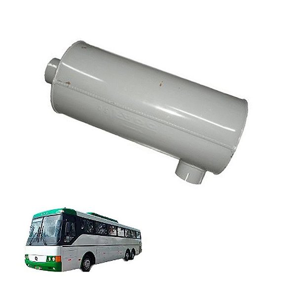 Silencioso Redondo Sistema Original Onibus 0400 6644907401