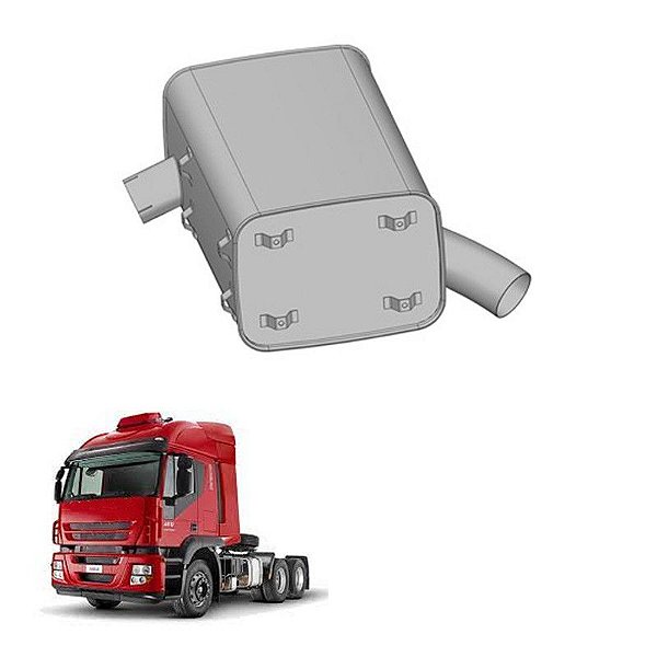 Silencioso Original Iveco Stralis Nr 460 Euro3 5801315544