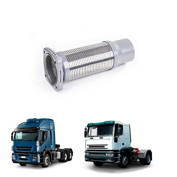Tubo Motor Iveco Eurotech Original 41011873 Inóx 4.1/2 P