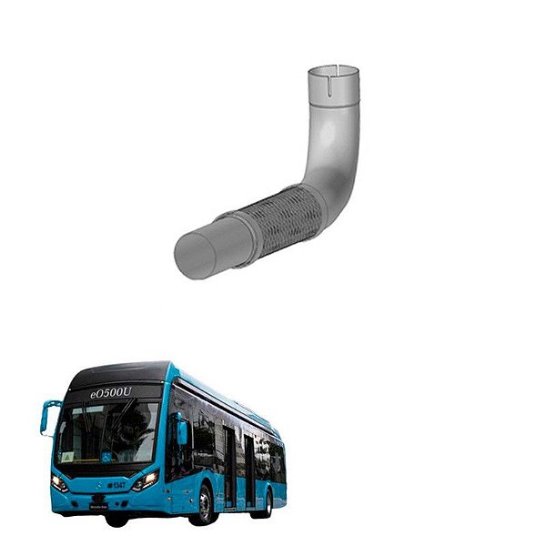 Flexível Intermediário Mb Onibus O500u Original 3824902619