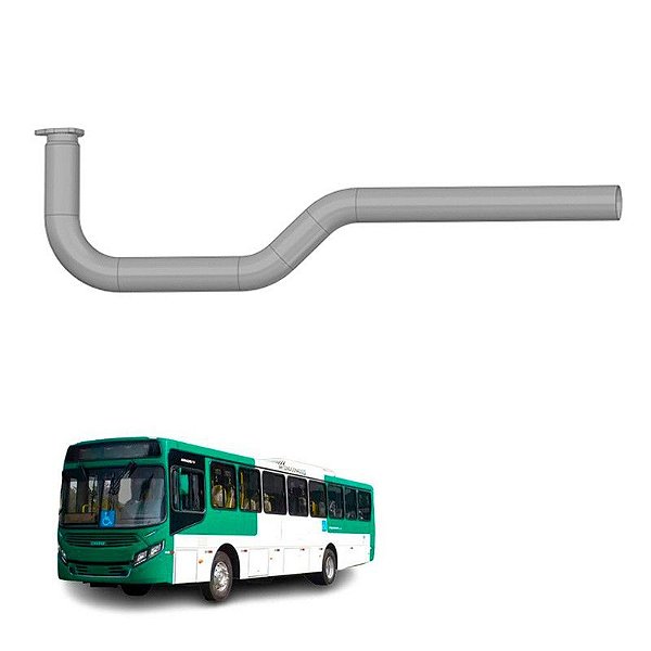Tubo Motor Ônibus Of1721 Original 3844900619 4 Polegadas