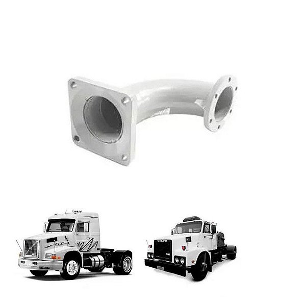 Tubo Saida Turbina Volvo N Nl Original 6884696 - 3.1/2p