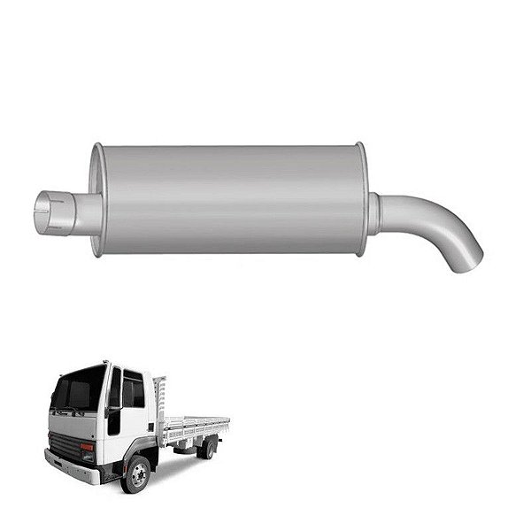 Silencioso Original Ford Cargo 1996 A 2012 Mecânico Leve