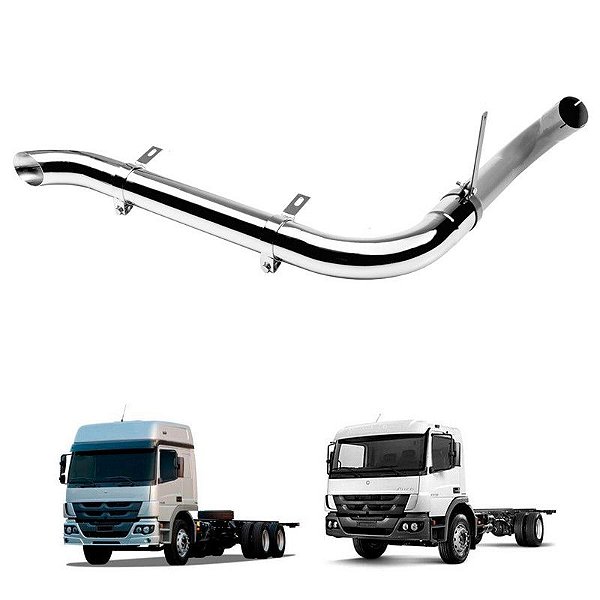 Kit Mb Atego Longo Saída Lado Direito 4 Polegadas