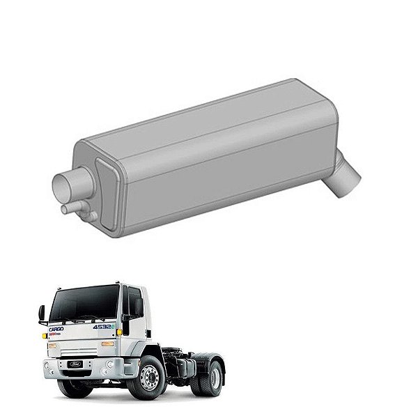 Silencioso Ford Cargo 4432e 5032e Orig 6c455230bg C Sucção