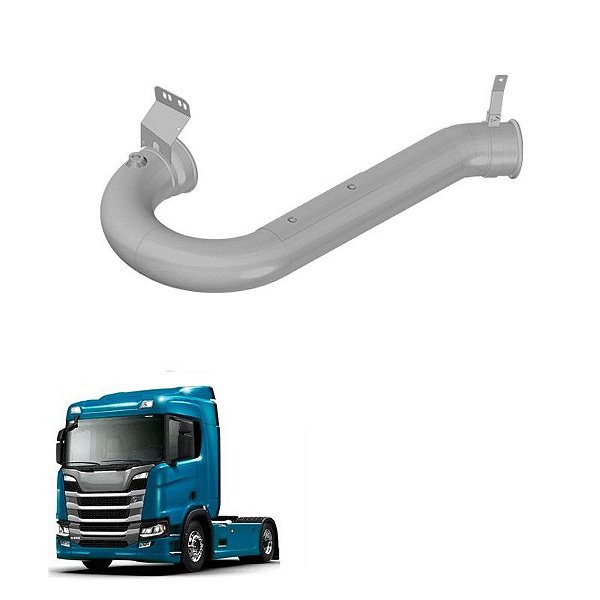 Tubo Adaptação Scania 450 510 Ntg Saida Lado Direito Euro 5