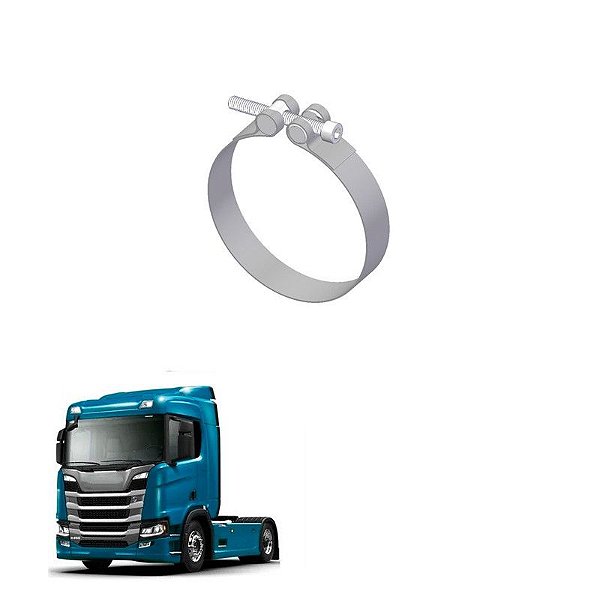 Abraçadeira Suporte Tubo Motor Scania 510 Original 2375307
