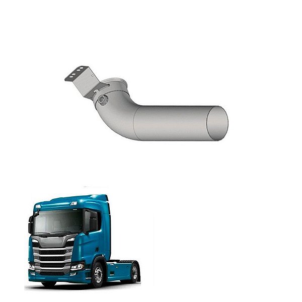 Tubo Saida Motor Scania 450 Original 2509256 - 3.1/2p