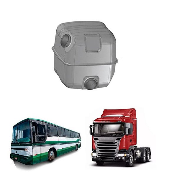 Silencioso Scania T R P94 Original 1420278 Saida Lado D