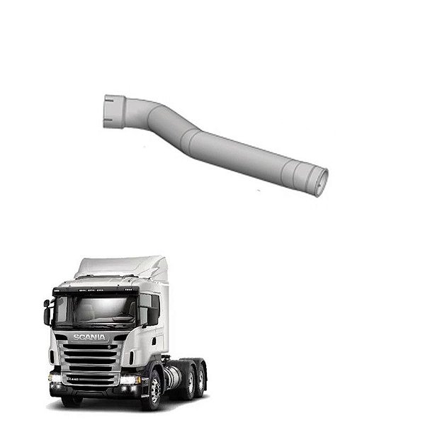 Tubo Terminal Scania Euro 5 Saida Lado Esquerdo 4.1/2 Pol
